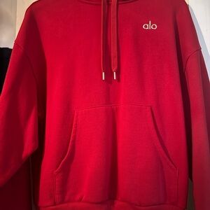 ALO Yoga Women's True Red Hoodie
